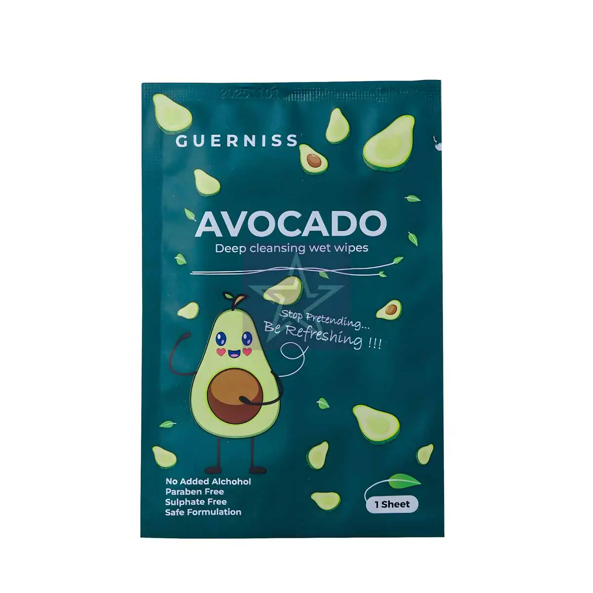 Guerniss Avocado Deep Cleansing Wet Wipes - 1 Sheet, SKU: 4892310199408