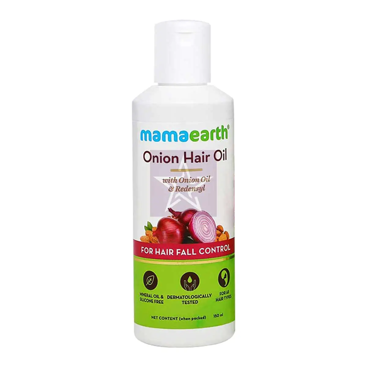 Mamaearth---Onion-Hair-Oil---150-ml/8906087771883 Mamaearth Onion Hair Oil with Onion Oil & Redensyl - 150ml, SKU: 8906087771883