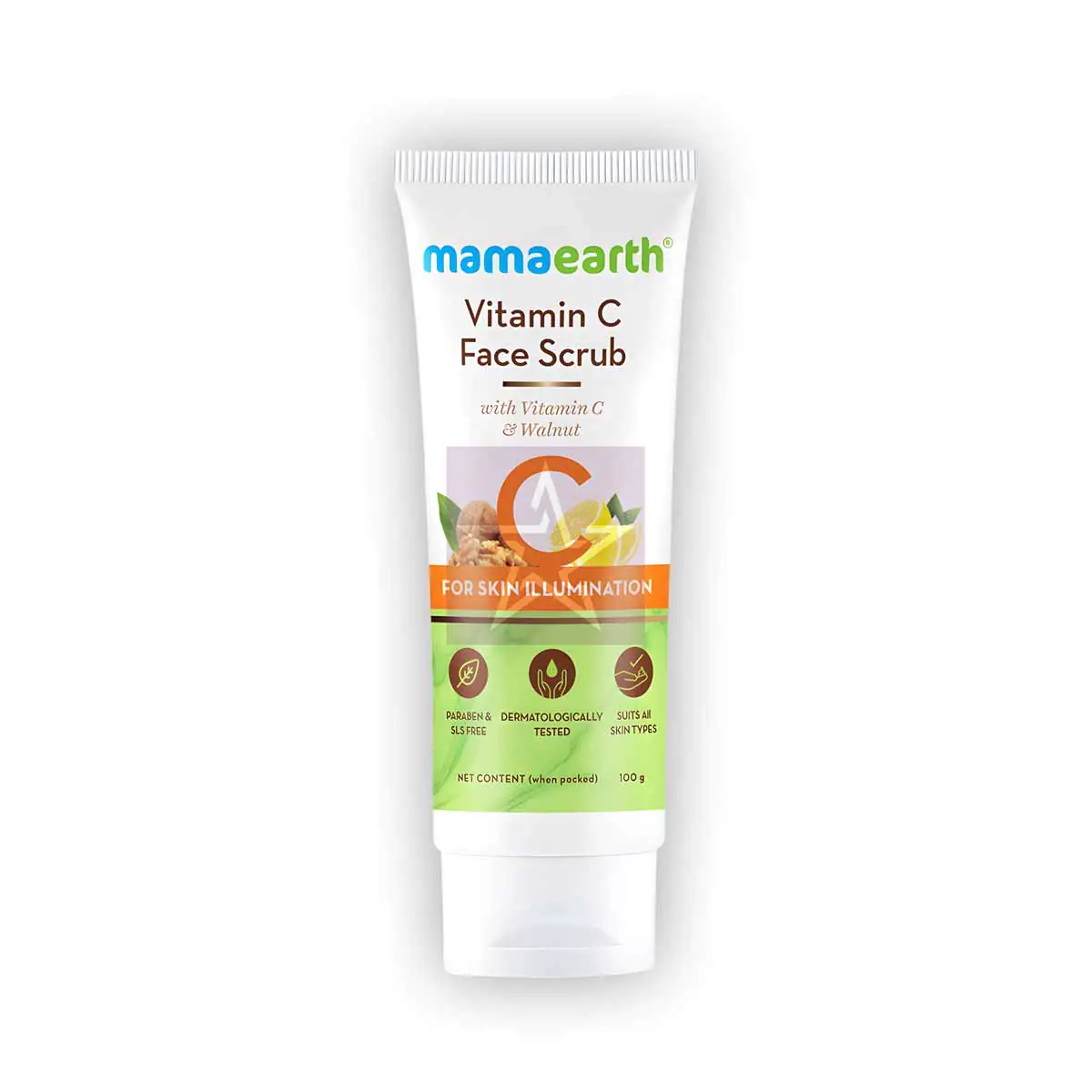 Mamaearth---Vitamin-C-Face-Scrub---100-gm/8906087775126 Mamaearth Vitamin C Face For Skin Illumination - 100gm, SKU: 8906087775126