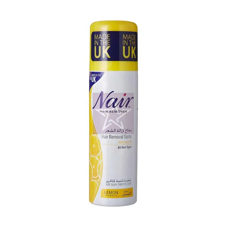 Nail Hair Removal Spray with Baby Oil Lemon Fragrance - 200ml, SKU: 5010724280294