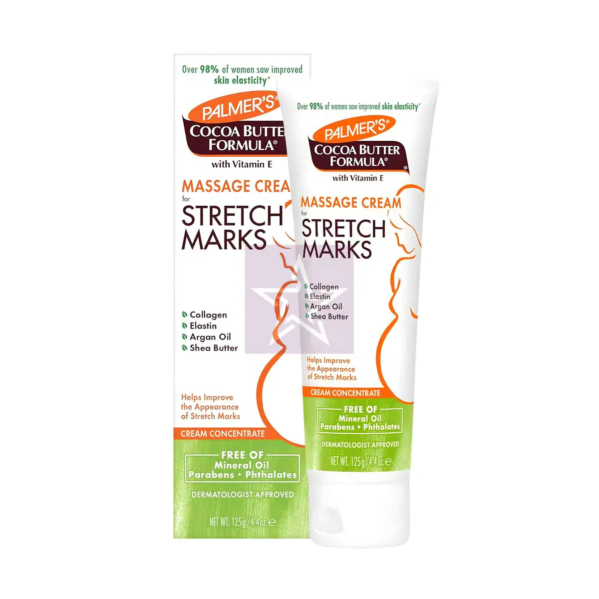 Palmer's Cocoa Butter Formula Massage Cream For Stretch Marks Palmer's Cocoa Butter Formula Massage Cream For Stretch Marks - 125gm, SKU: 010181040351