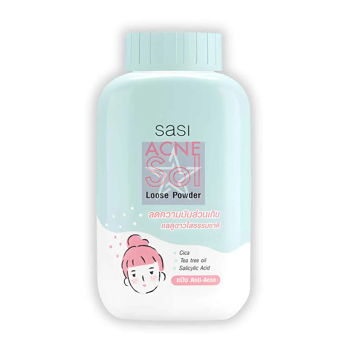 Sasi Acne Sol Loose Powder Sasi Acne Sol Loose Powder - 50gm, SKU: 8858696812771