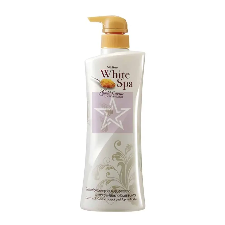 Mistine White Spa Gold Caviar UV White Body Lotion - 400ml, SKU: 8859178716112