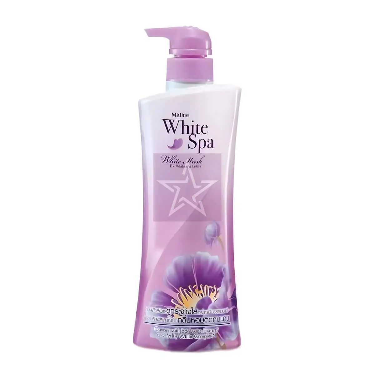 Mistine White Spa White Musk UV Whitening Body Lotion - 400ml, SKU: 8859178707516