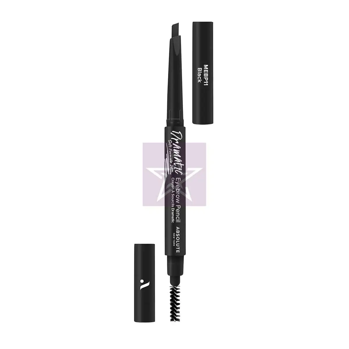 Absolute New York Dramatic Eyebrow Pencil - MEBP11 Black Absolute New York Dramatic Eyebrow Pencil - MEBP11 Black, SKU: 888432963090