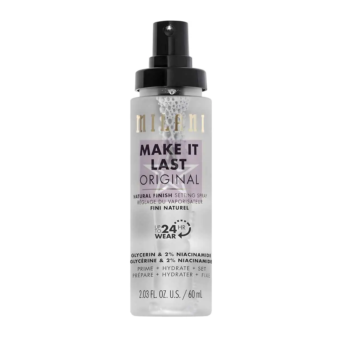 Milani Make It Last Natural Finish Setting Spray Milani Make It Last Natural Finish Setting Spray - 60ml, SKU: 717489850032