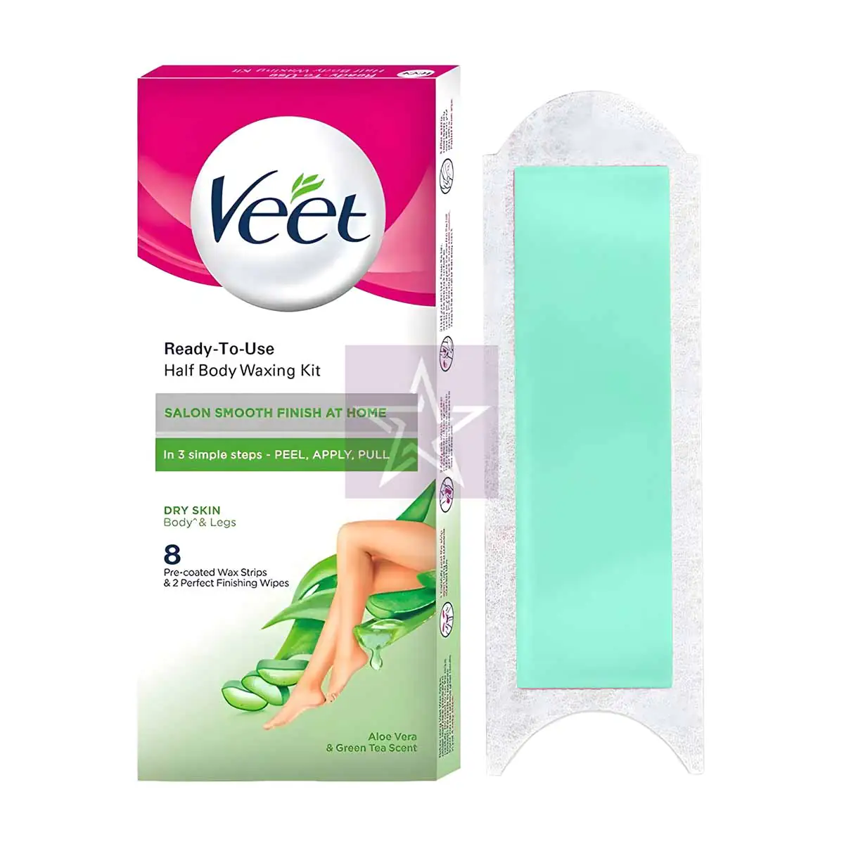 Veet---Professional-Ready-To-use-Wax-Strips-For-Dry-Skin/8901396389637 Veet Professional Ready To Use Half Body Wax Strips For Dry Skin - 8 Strips, SKU: 8901396389637