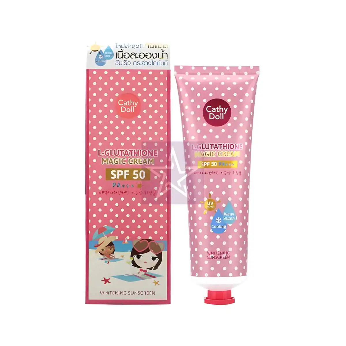 Cathy Doll L-Glutathoine Magic Cream with SPF50 Cathy Doll L-Glutathoine Magic Cream with SPF50 - 60ml, SKU: 8858842011676