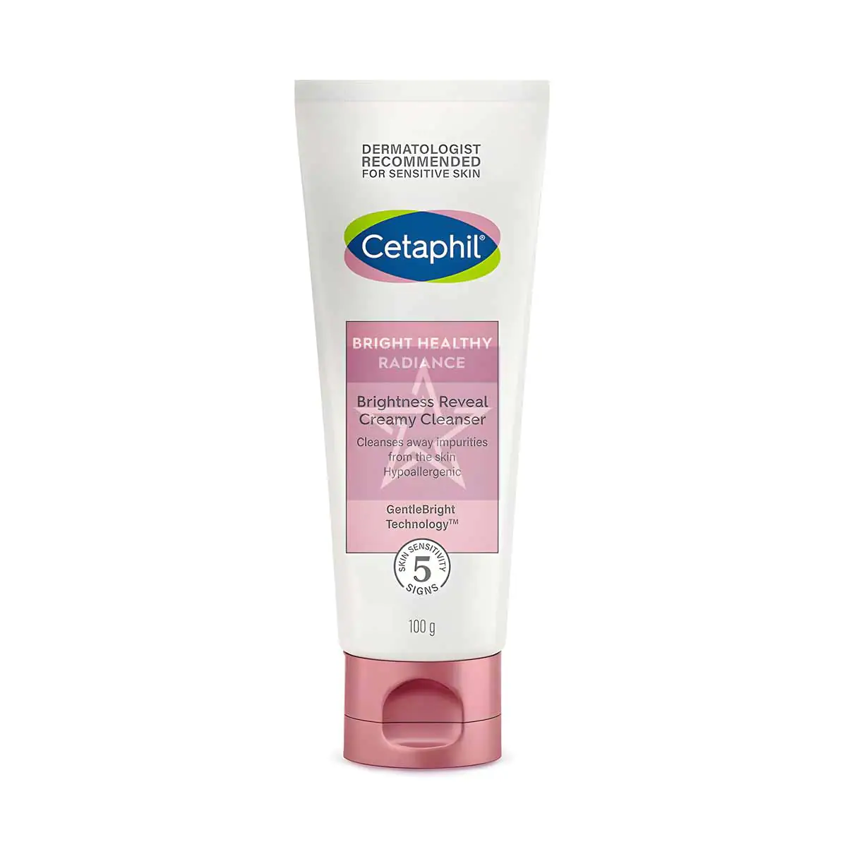 Cetaphil Bright Healthy Radiance Creamy Cleanser - 100gm, SKU: 3499320011556
