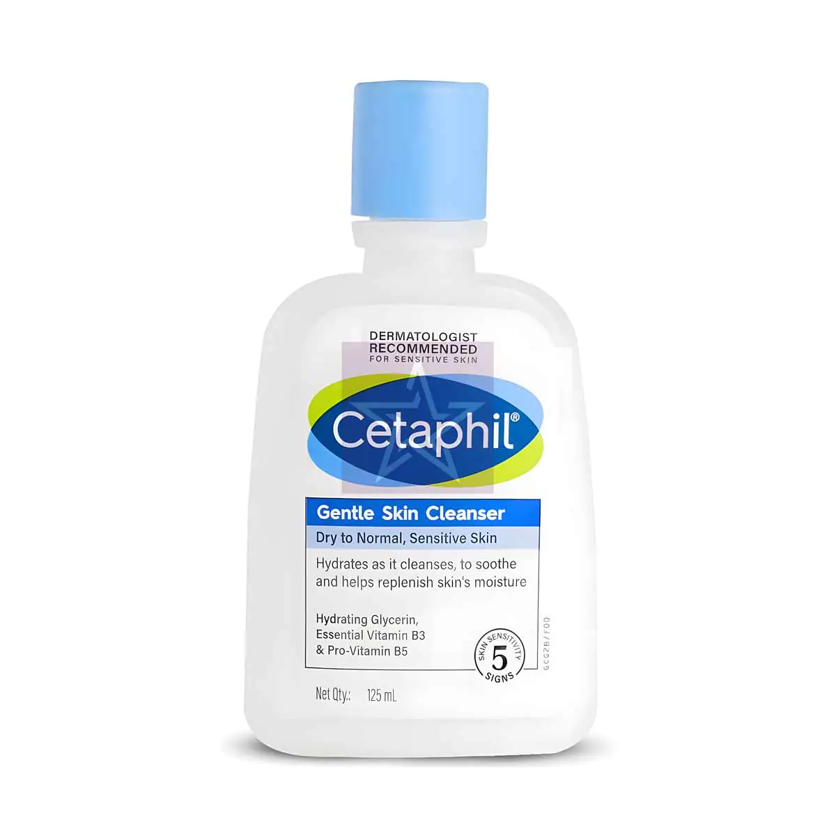 Cetaphil Gentle Skin Cleanser For Normal To Dry, Sensitive Skin - 125ml, SKU: 8906005274106