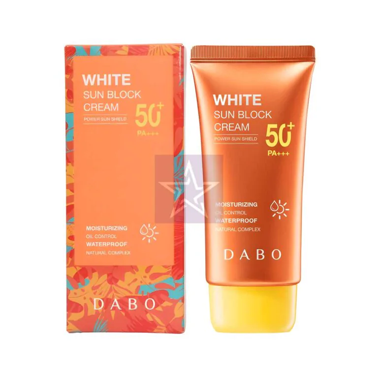 Dabo Oil Control Waterproof White Sun Block Cream with SPF50+ - 70ml, SKU: 8809351951601