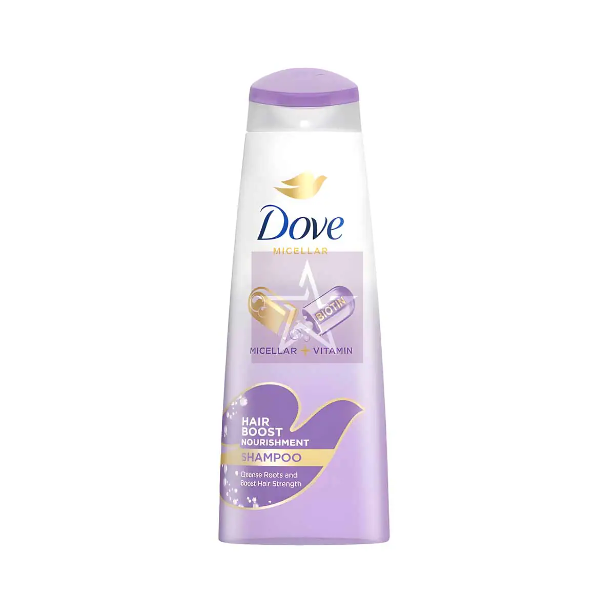Dove---Micellar-+-Vitamin-Hair-Boost-Nourshiment-Shampoo---330ml/8851932429184 Dove Micellar + Vitamin Hair Boost Nourshiment Shampoo - 330ml, SKU: 8851932429184