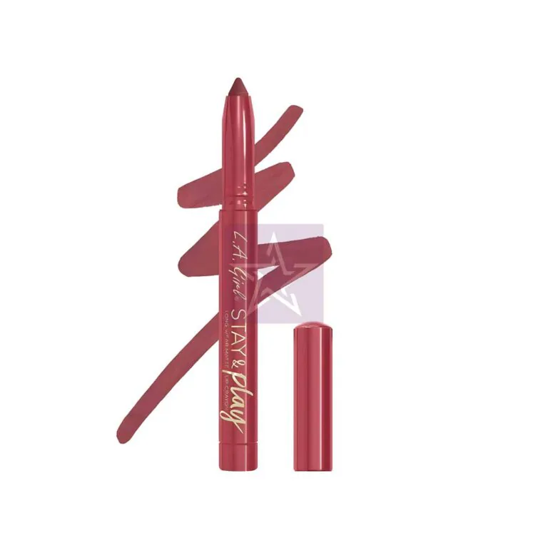 L.A. Girl Stay & Play Long Wear Matte Lip Crayon - Promises, SKU: 081555357351