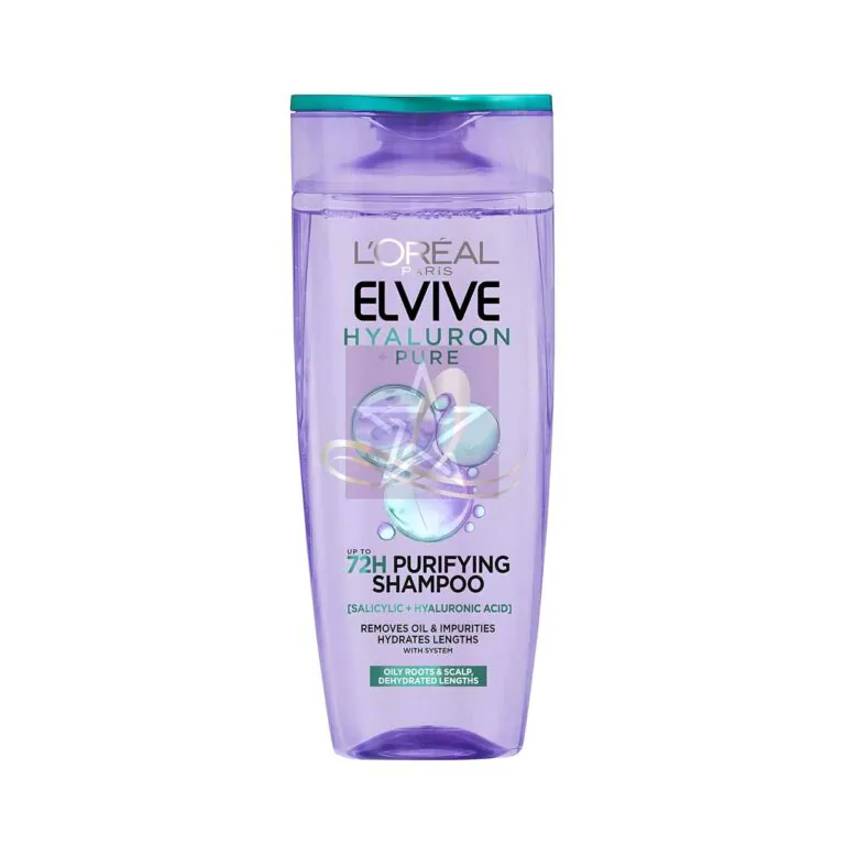 L'Oreal Elvive Hyaluron 72H Purifying Shampoo - 600ml, SKU: 3610340671012