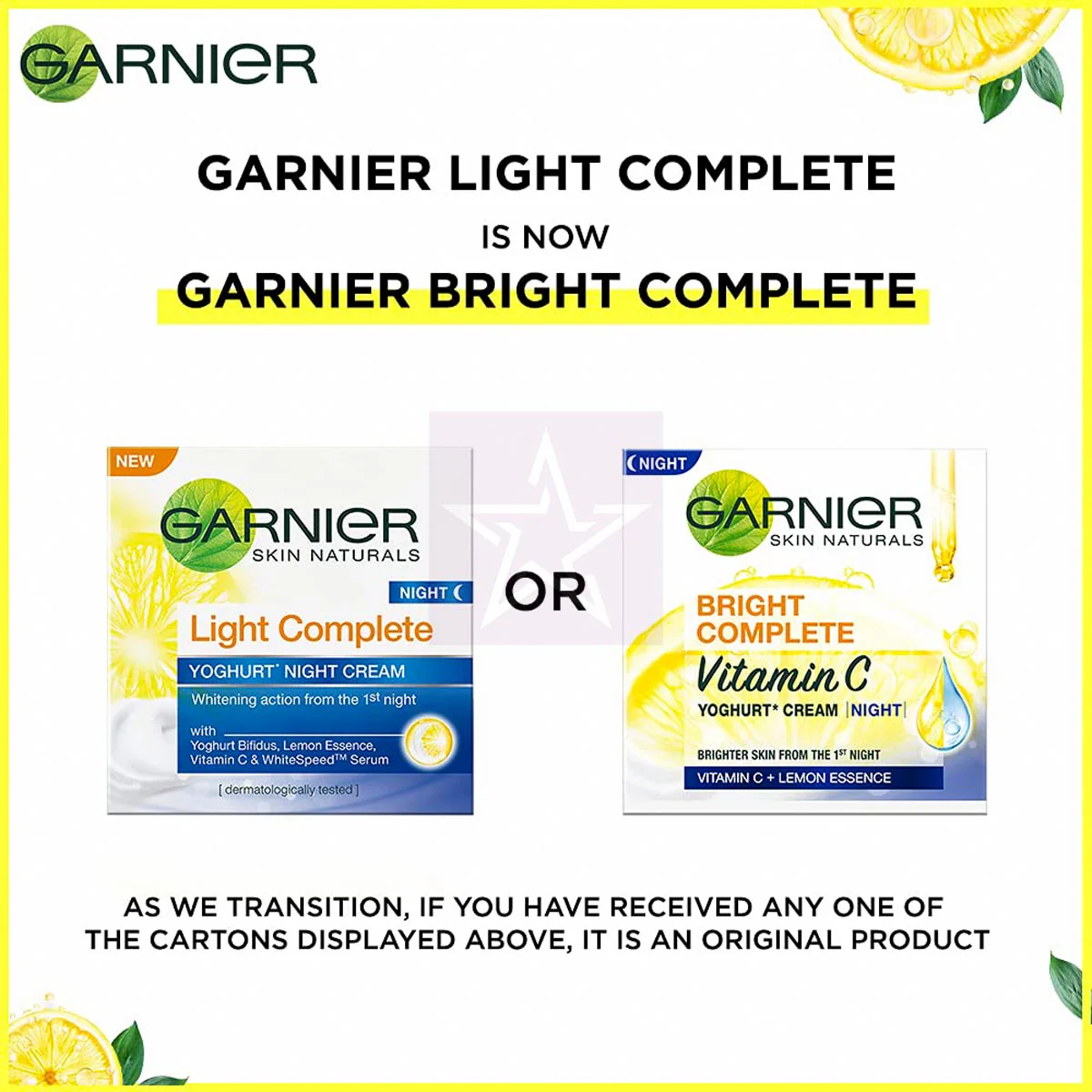 Garnier VITAMIN C YOGHURT Night Cream