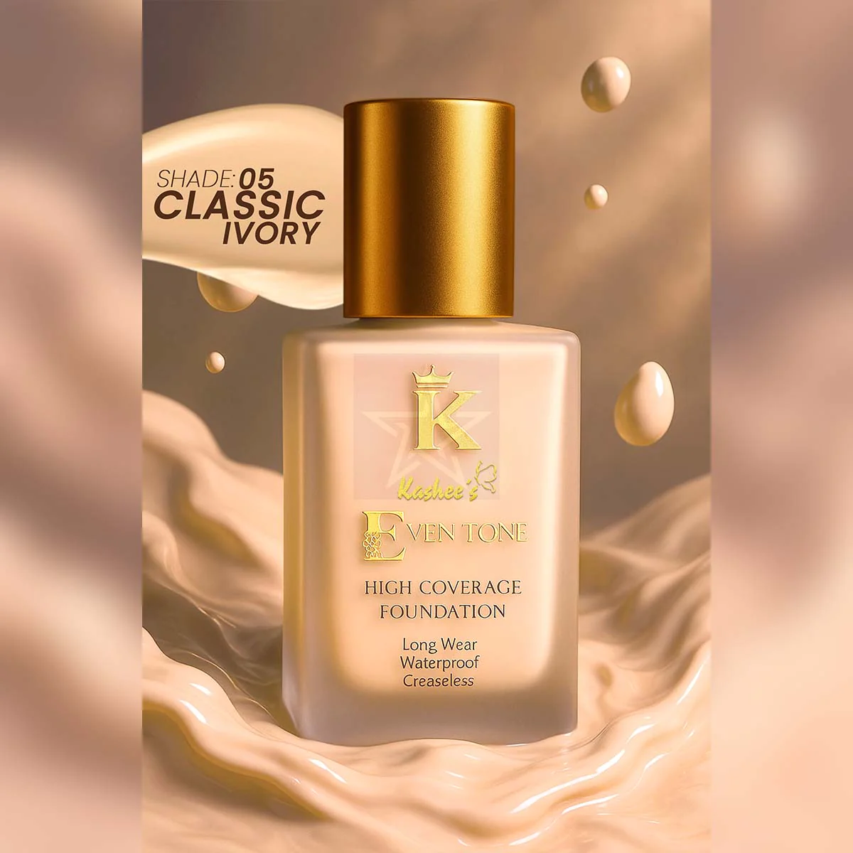 Kashee's Eventone High Coverage Foundation Classic Ivory Kashee's Eventone High Coverage Foundation Classic Ivory
