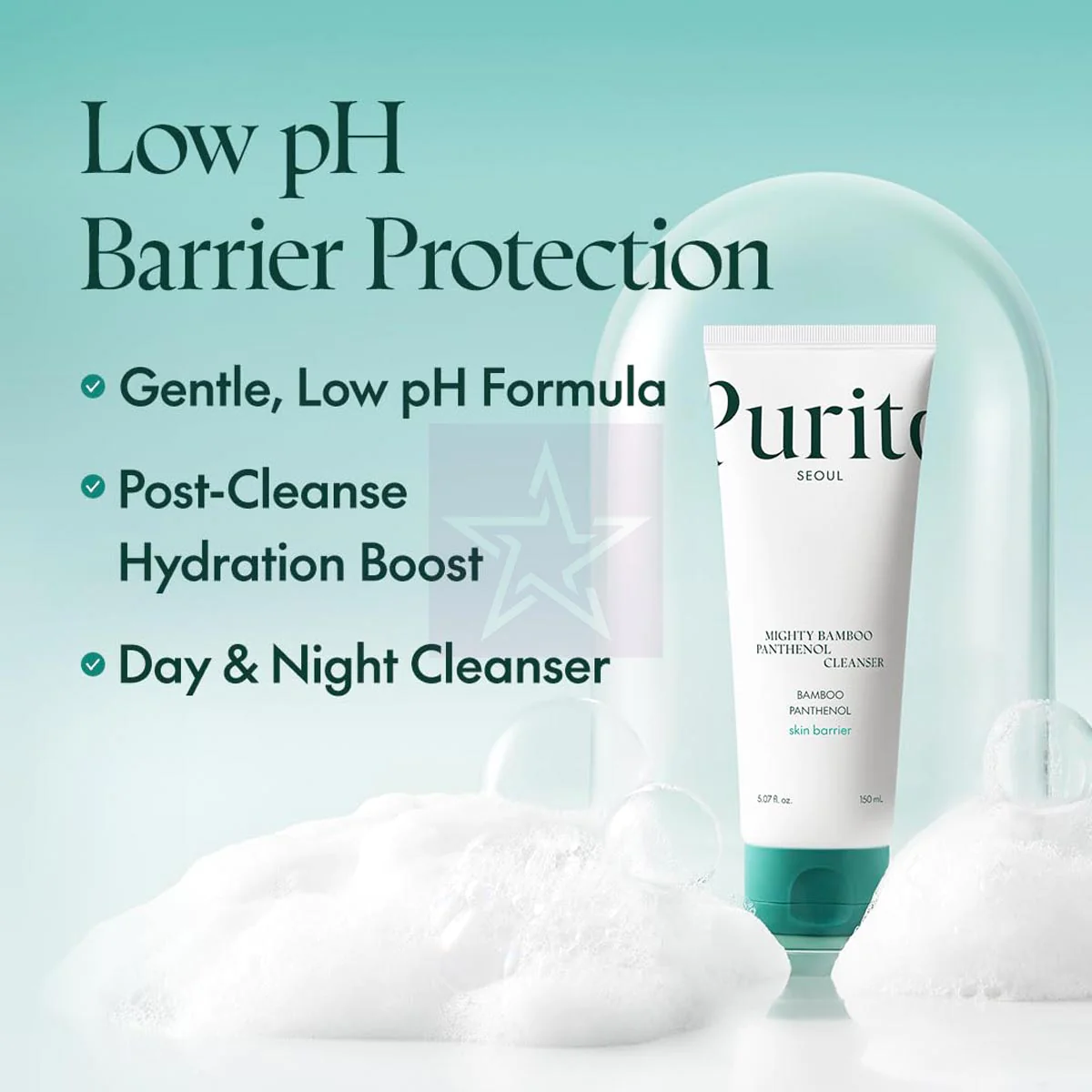 PURITO Mighty Bamboo Panthenol Cleanser