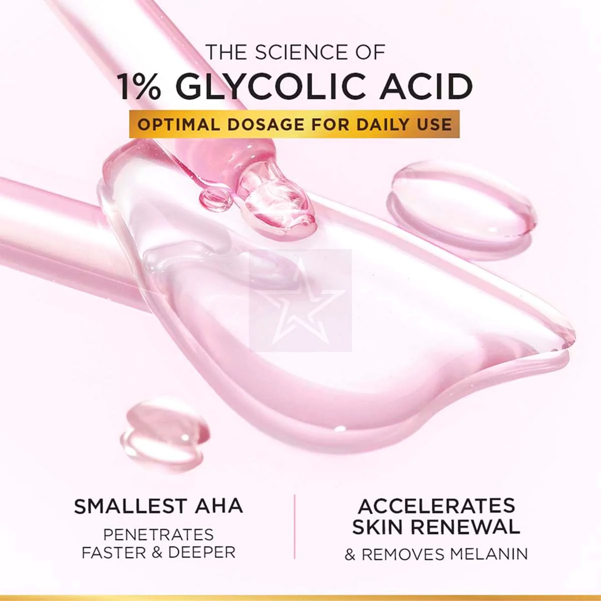 L'Oreal Paris Brightening Serum, 1% Glycolic Acid, 2% Niacinamide Serum