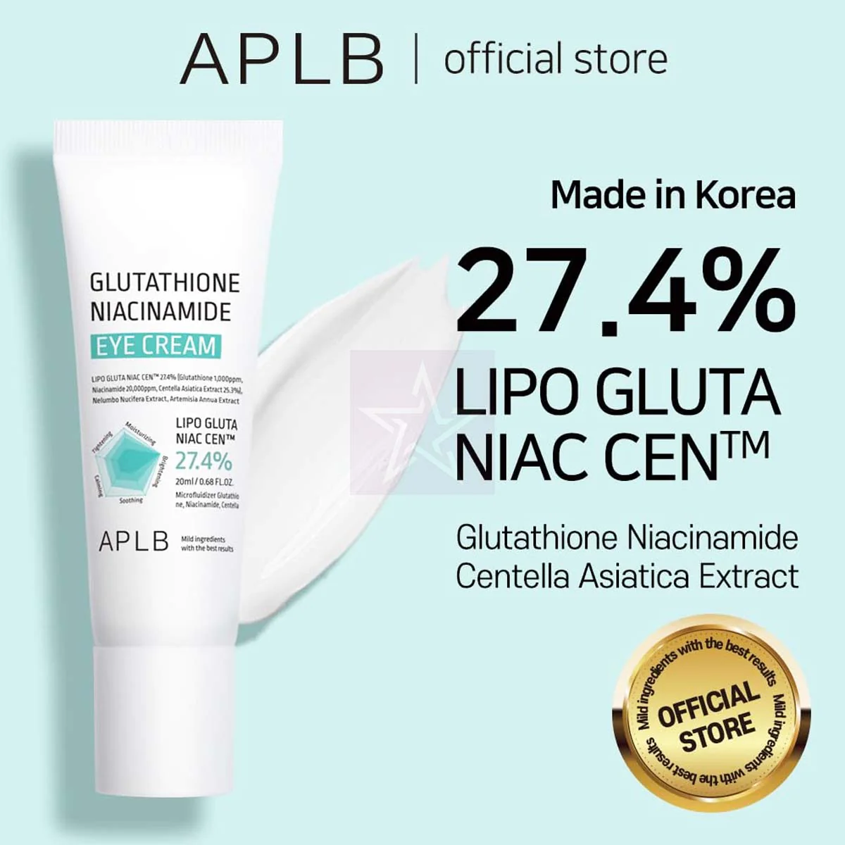 APLB Glutathione Niacinamide Eye Cream