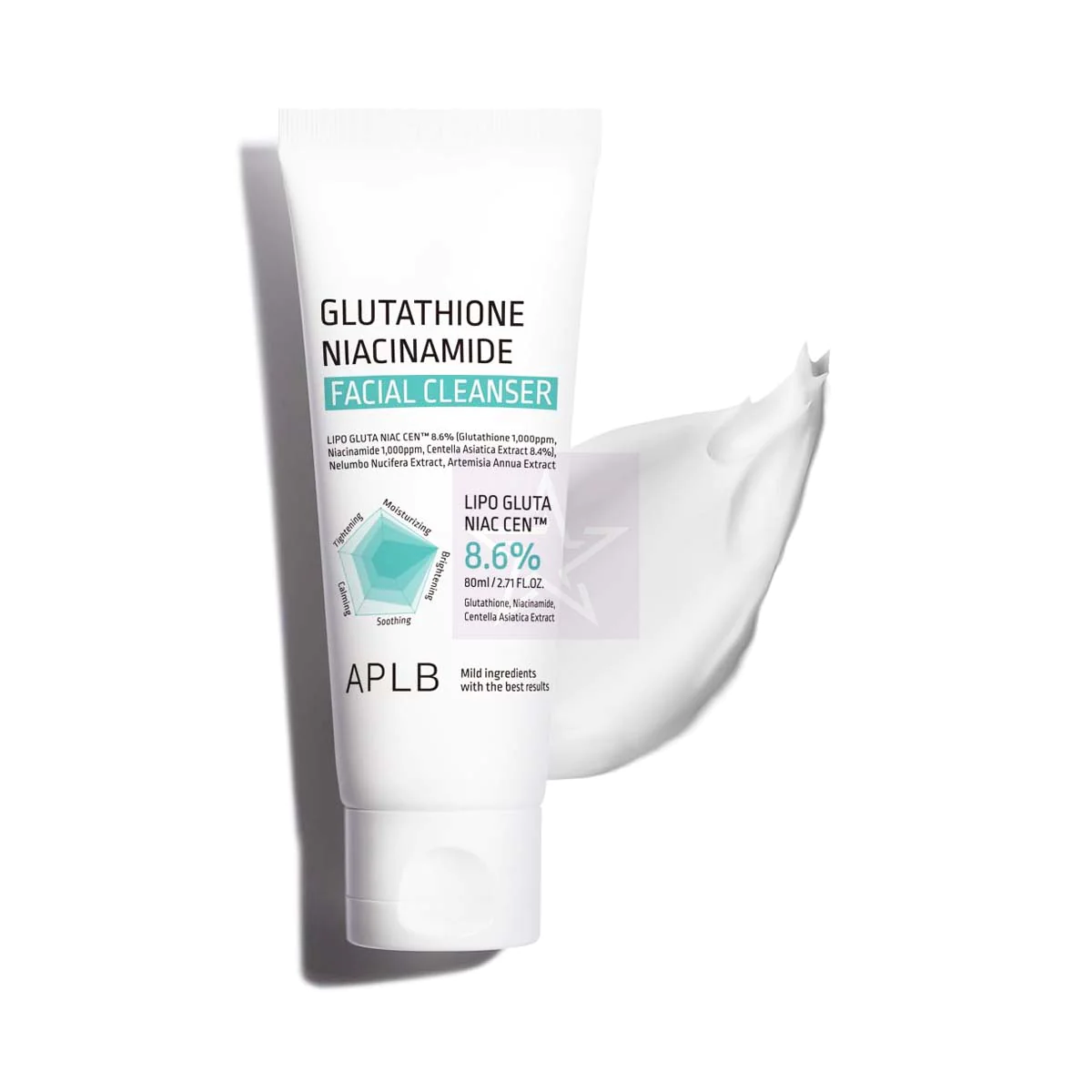 APLB Glutathione Niacinamide Facial Cleanser 80ml APLB Glutathione Niacinamide Facial Cleanser 80ml