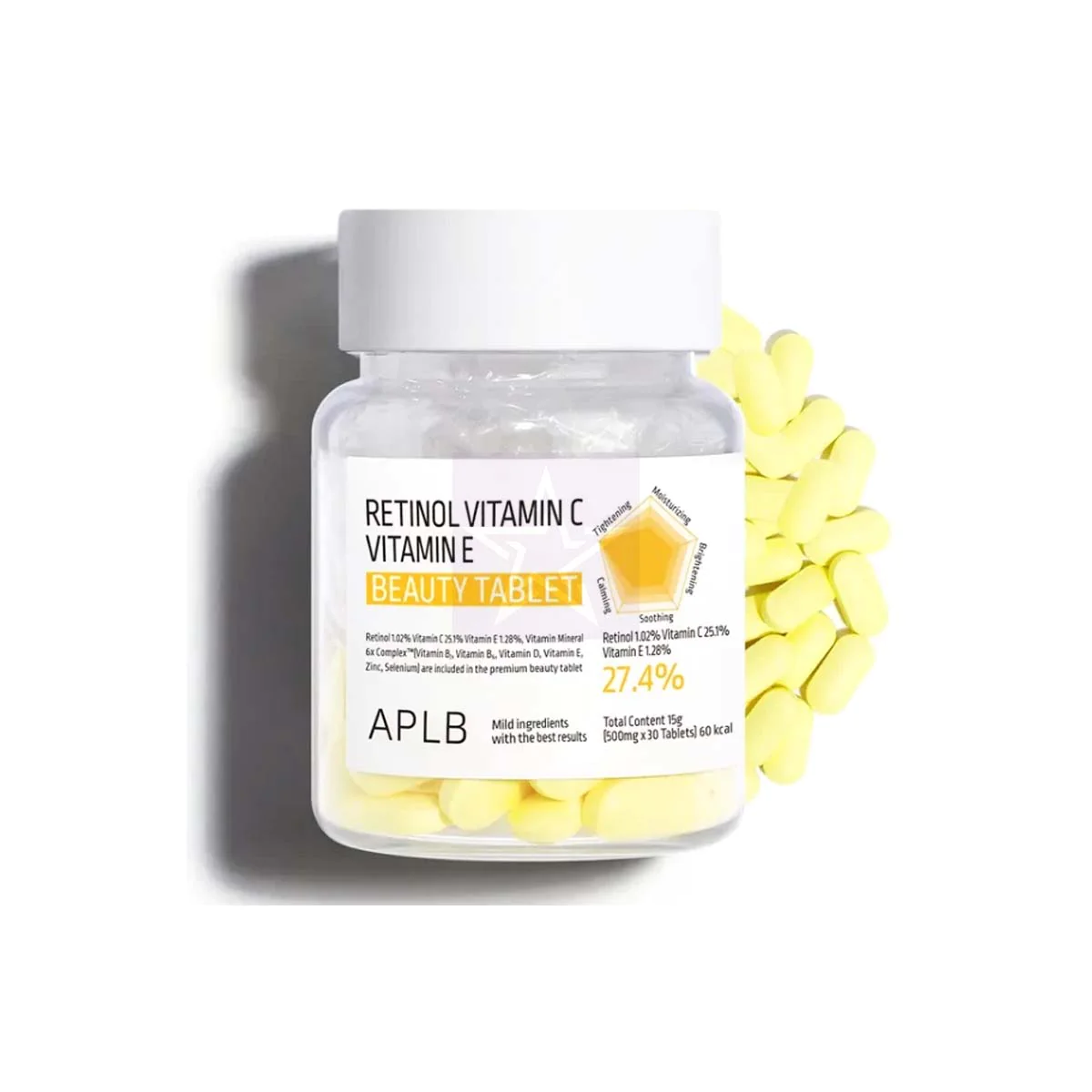 APLB Retinol Vitamin C Vitamin E Beauty 30 Tablets APLB Retinol Vitamin C Vitamin E Beauty 30 Tablets
