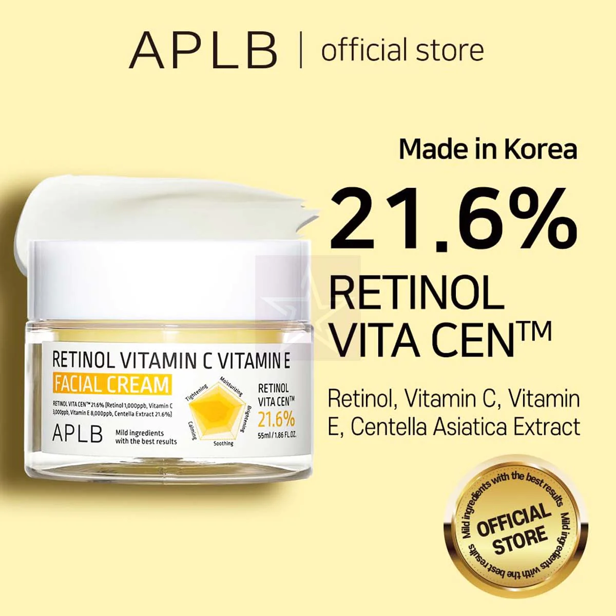 APLB Retinol Vitamin C Vitamin E Facial Cream | RETINOL