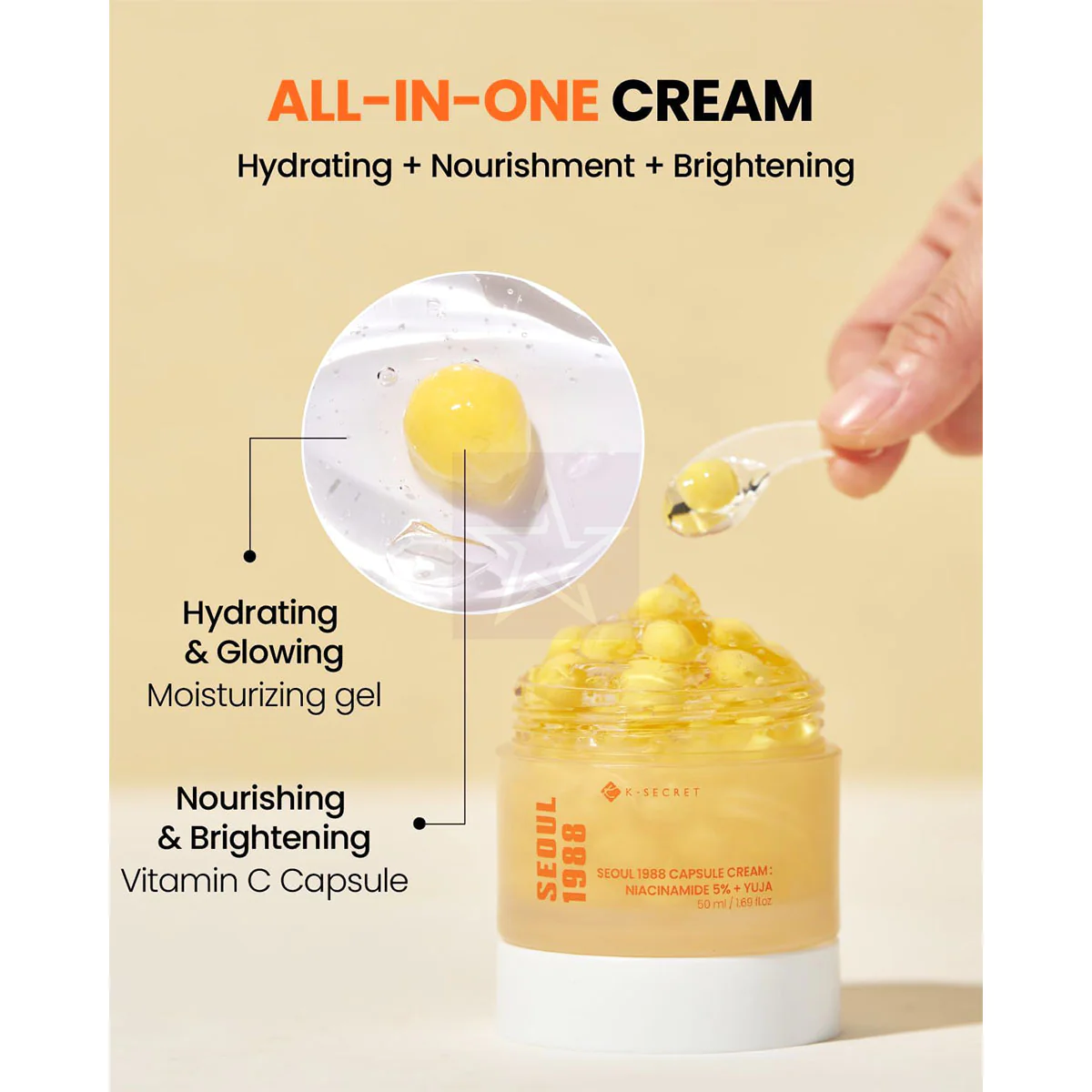 K-SECRET SEOUL 1988 Niacinamide Capsule Cream