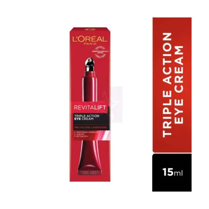 L'Oreal Paris Revitalift Triple Action Eye Cream, 15 ml