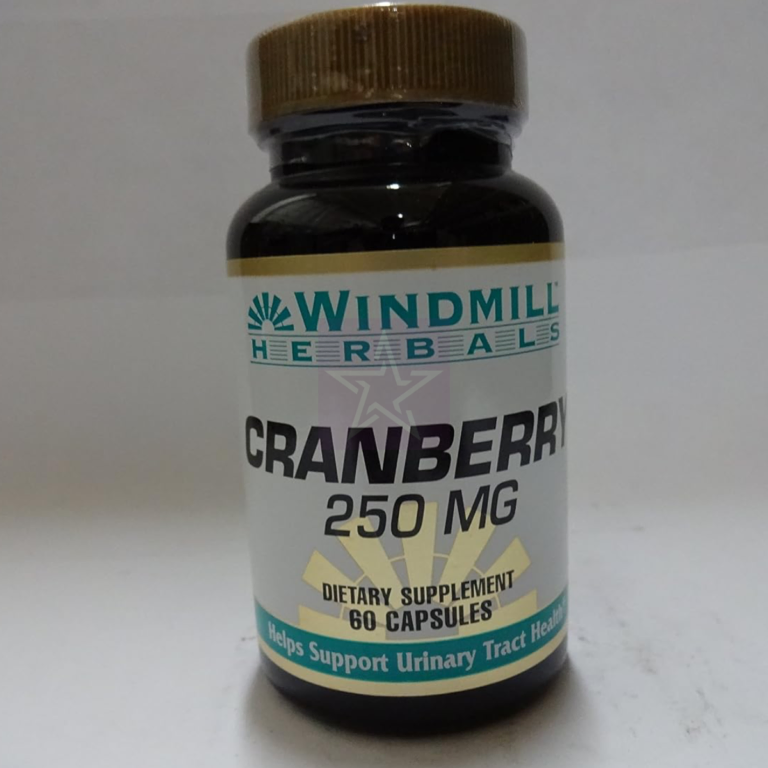 CRANBERRY CAP EXTC 250MG WMILL 60