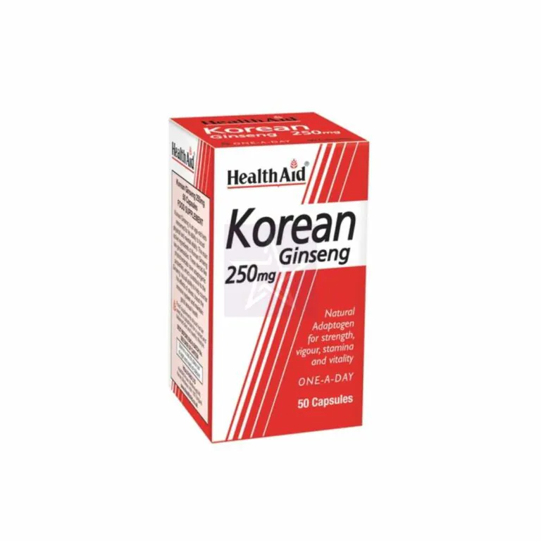 Health Aid Korean Ginseng Health Aid rd Capsule 250 Mg 50 PC