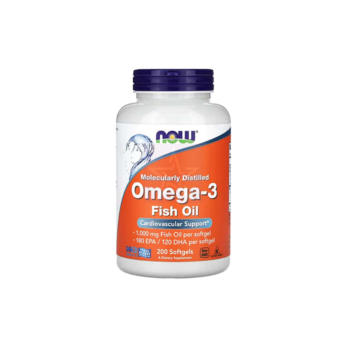 NOW Foods, Omega-3 Fish Oil, 200 Softgels NOW Foods, Omega-3 Fish Oil, 200 Softgels