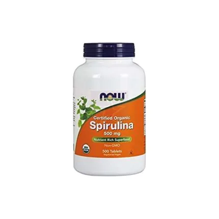 NOW Foods Spirulina Nutrient Rich Superfood 500 mg, 500 tabs