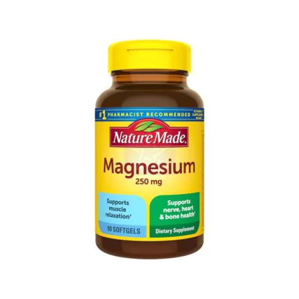 Nature Made Magnesium 250 mg Softgels, 90 Softgels
