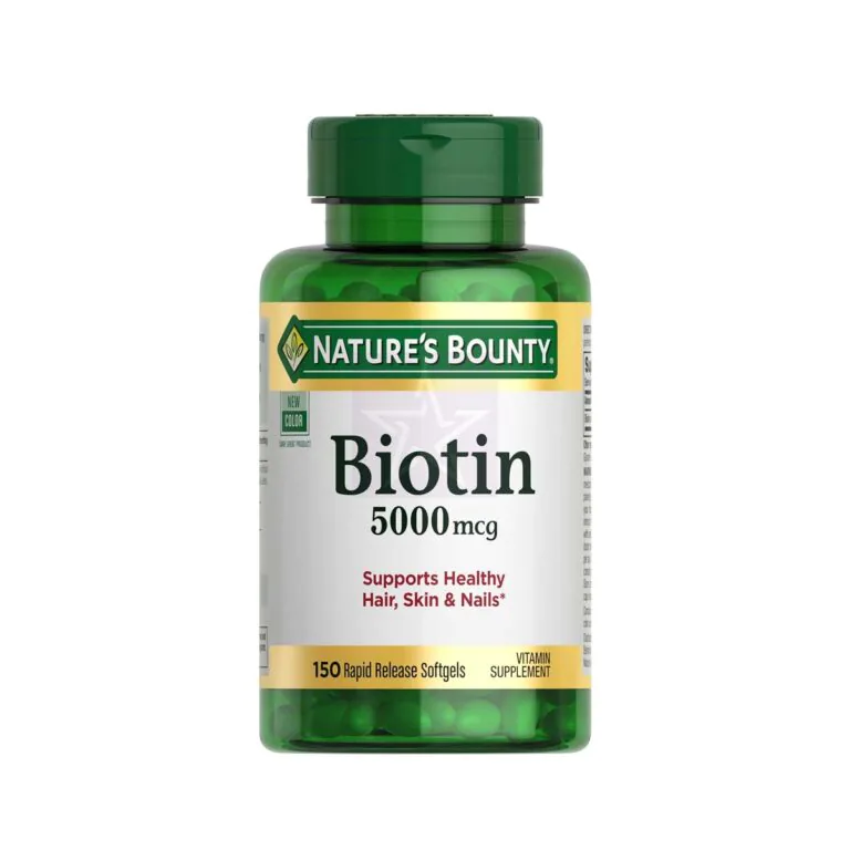 Natures Bounty Biotin 5000 mcg, 150 Softgels