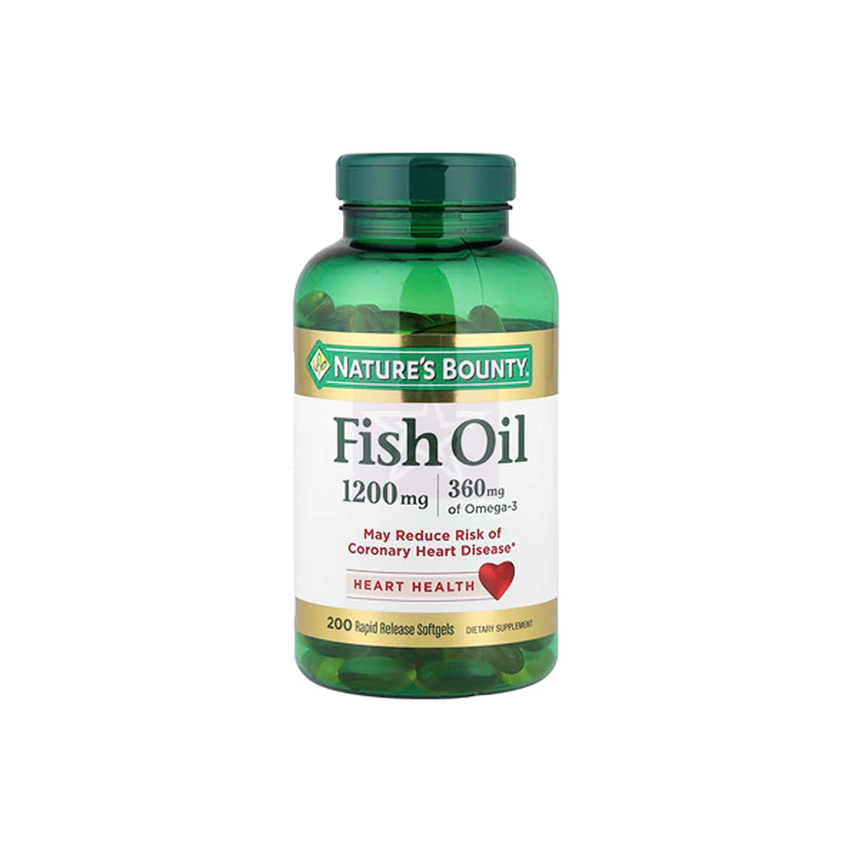 Natures Bounty, Fish Oil, 1,200 mg, 200 Rapid Release Softgels Natures Bounty, Fish Oil, 1,200 mg, 200 Rapid Release Softgels